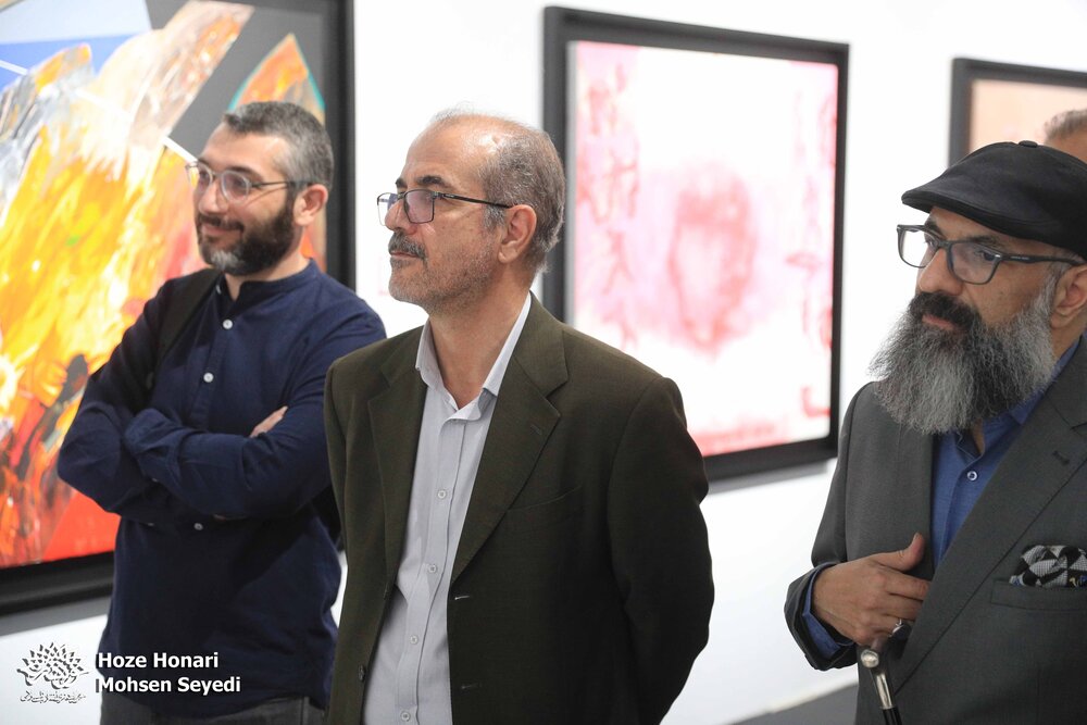 بازدید عبدالرضا گلپایگانی از «نمایشگاه مدرسه میناب»