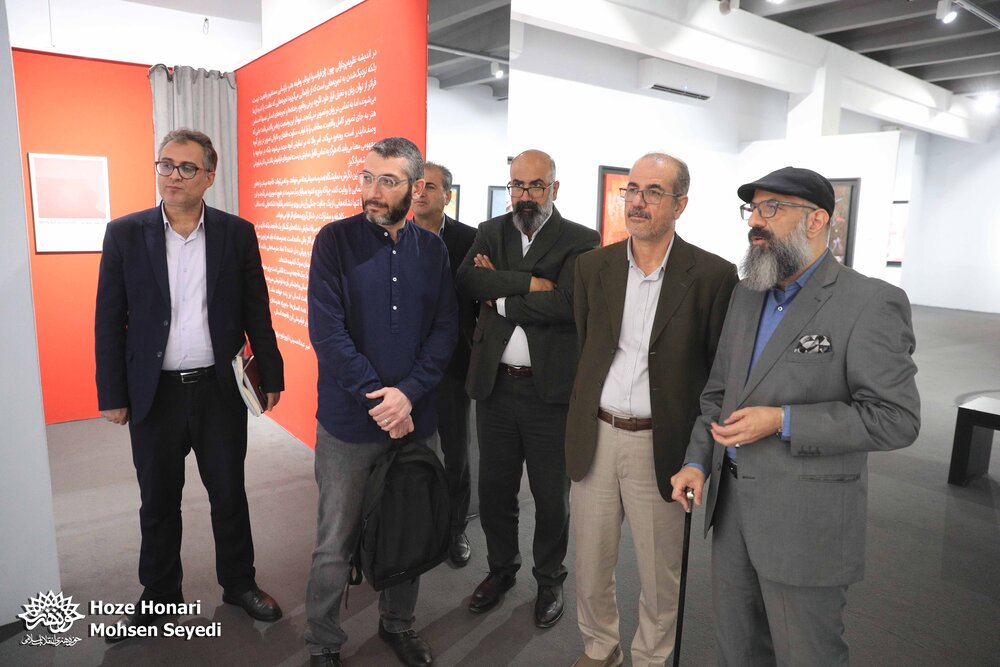 بازدید عبدالرضا گلپایگانی از «نمایشگاه مدرسه میناب»