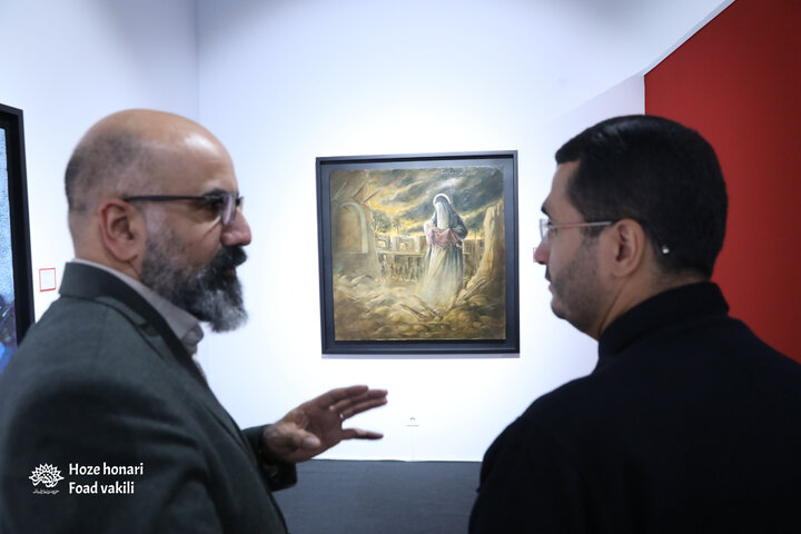 بازدید نماینده شهر تبریز از نمایشگاه «مدرسه میناب»