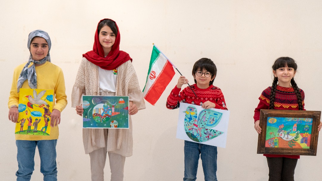 پذیرش آثار کودکان اردبیلی در مسابقه بین‌المللی نقاشی «شهر صلح‌ آمیز»