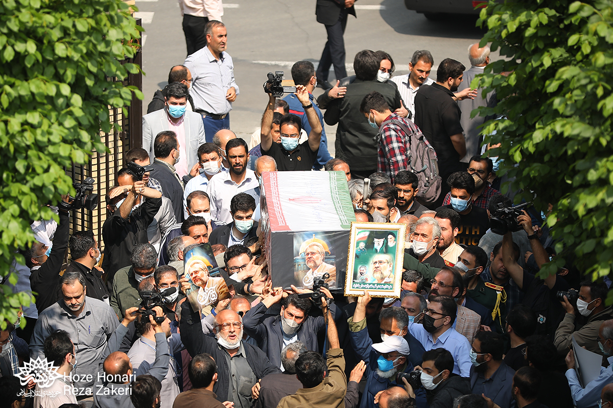 گزارش تصویری| مراسم تشییع پیکر زنده‌یاد نادر طالب‌زاده