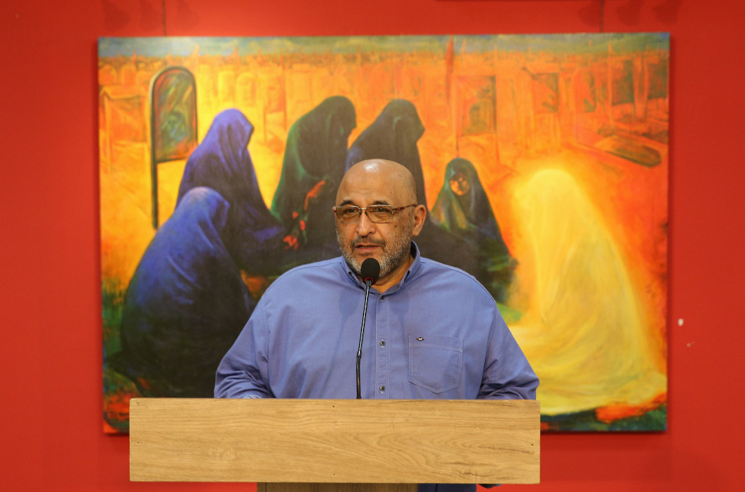نمایشگاه «آسمان حسین: گزیده آثار استاد عبدالحمید قدیریان» افتتاح شد