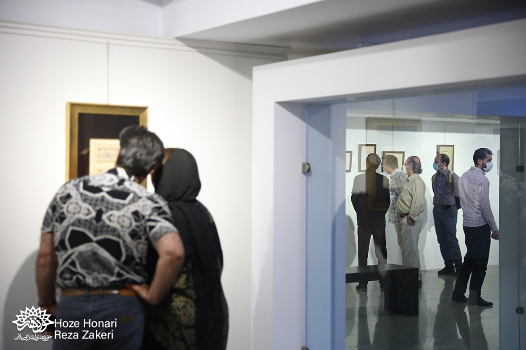 گزارش تصویری| افتتاح نمایشگاه خوشنویسی خم گیسو