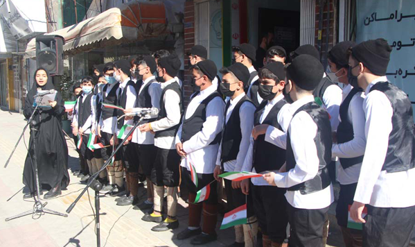 جشن میلاد امام رضا (ع) با اجرای گروه سرود انتظار در حوزه هنری مازندران برگزار شد