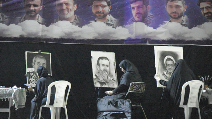 تولید سه چهره‌نگاره توسط هنرمندان حوزه هنری مازندران در شب وداع شهدای مدافع حرم