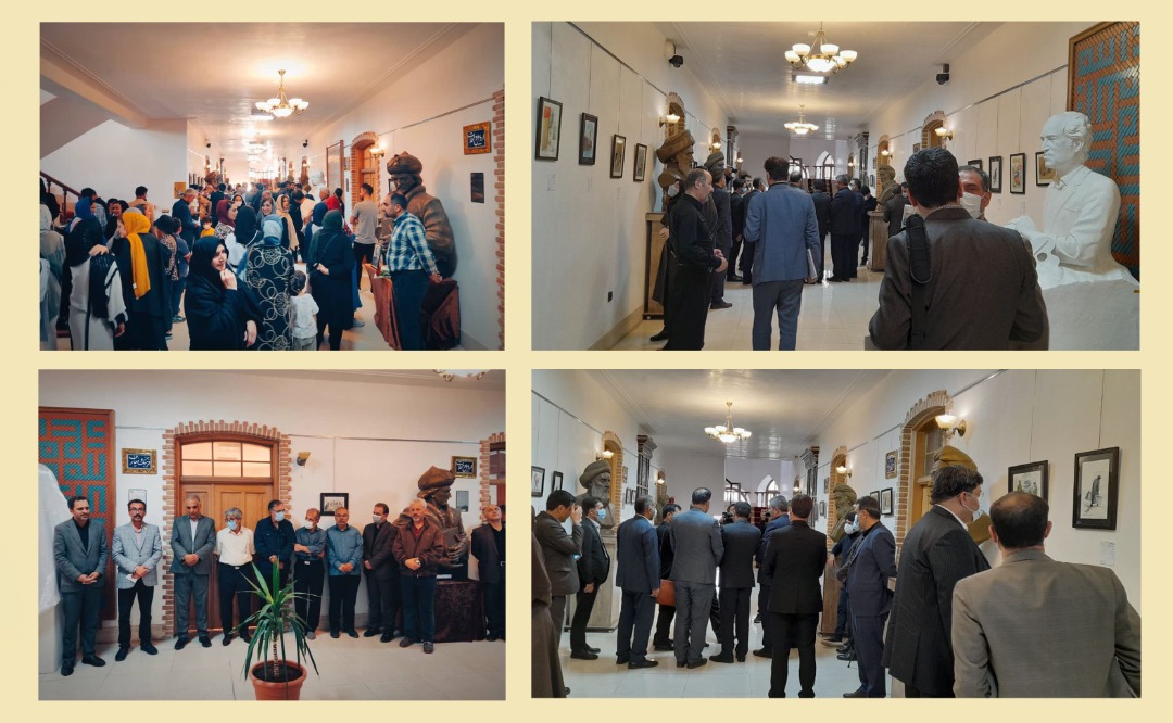 نمایشگاه منتخب آثار کاریکاتور زنده‌یاد شهرام رضایی در اردبیل افتتاح شد