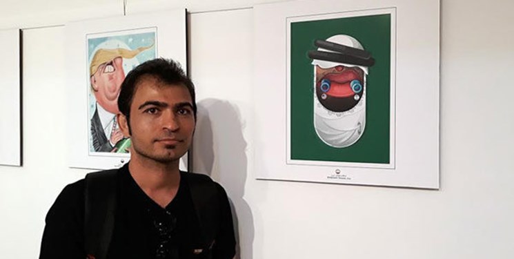 هنرمند بوشهری برگزیده نخستین رویداد بین‌المللی سایت کارتون شد