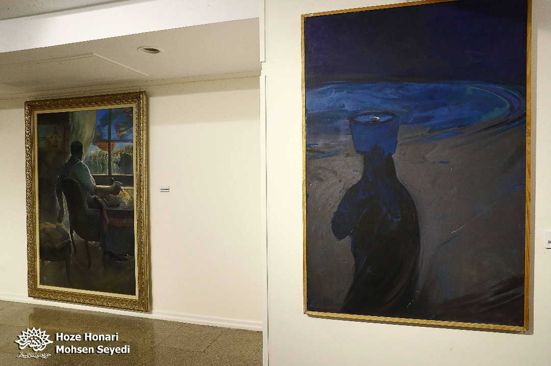 گزارش تصویری| برپایی نمایشگاه آثار نقاشی هنرمند فقید «حبیب الله صادقی»