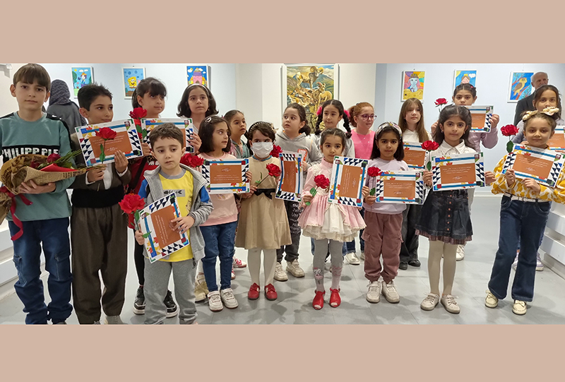 گالری سوره سنندج میزبان نمایشگاه نقاشی کودکان شد