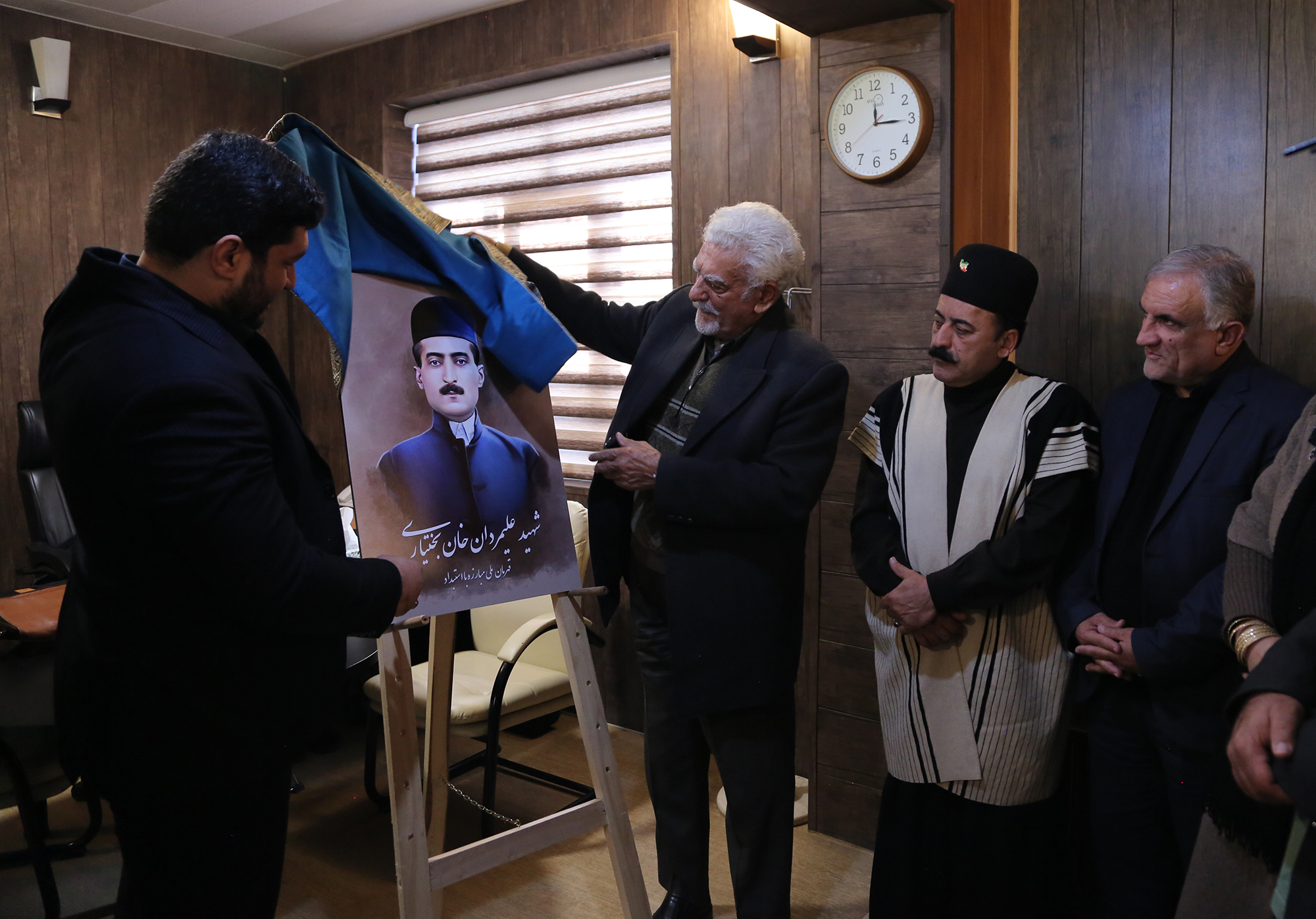 رونمایی از پرتره دیجیتال و آغاز به کار ساخت مستند شهید علیمردان خان بختیاری